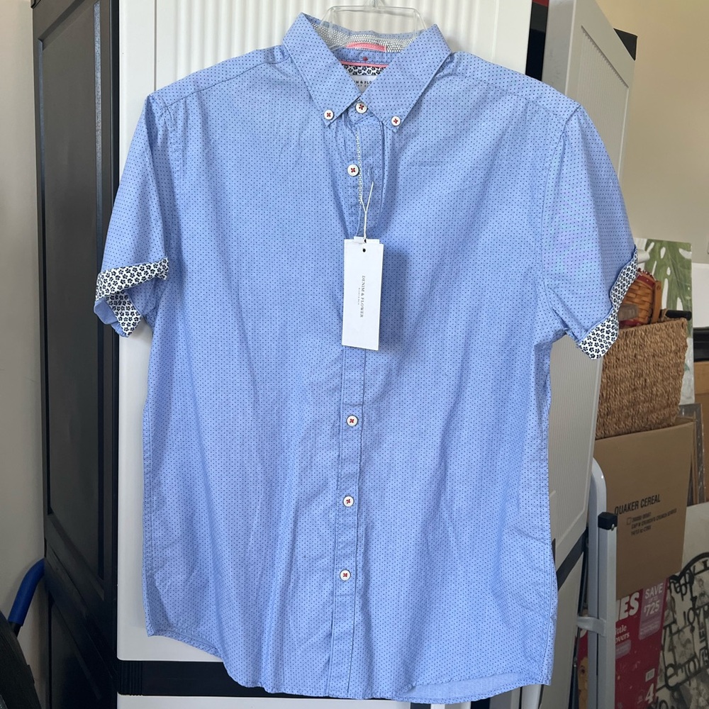 Blue Button-Down Shirt